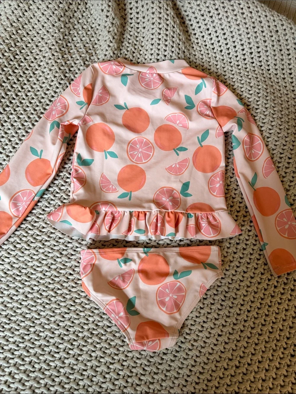 Carter’s toddler girls rash guard bathing suit